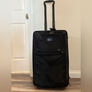 TUMI Expandable Carry On Black Rolling Suitcase